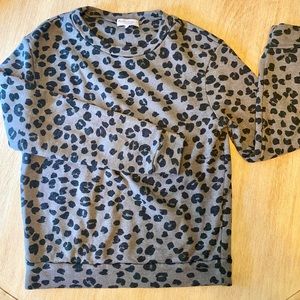 NWOT Michael Stars Animal Print Sweatshirt